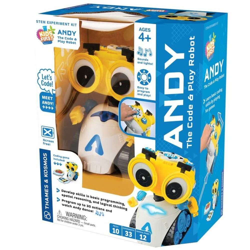 Open Box - Thames & Kosmos - Andy: The Code & Play Robot Yellow